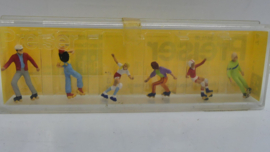 Preiser 1:87 H0 rolschaatsers ovp 74