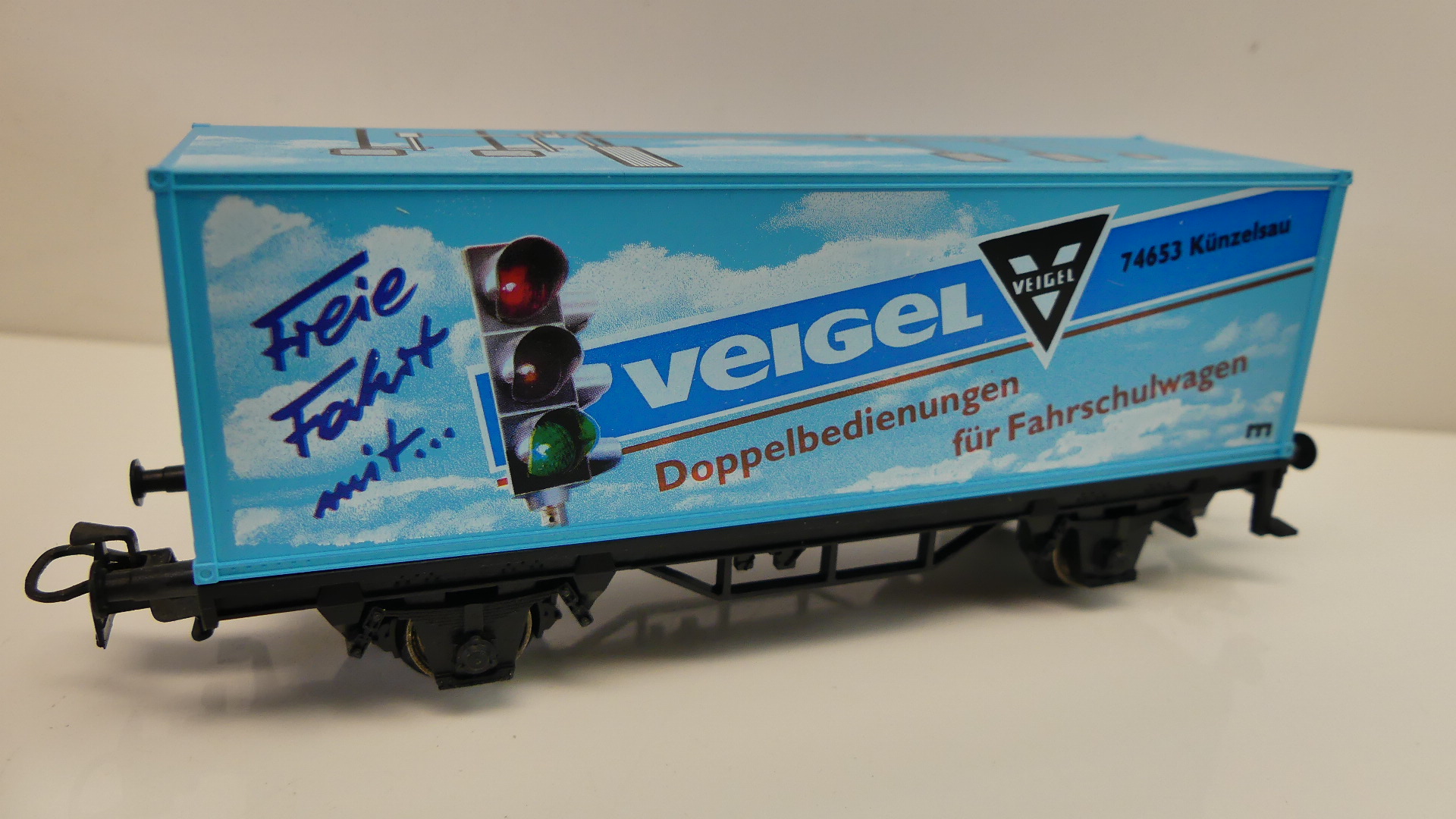 Märklin H0 goederenwagon Containerwagon Veigel Doppelbedienung ovp  57