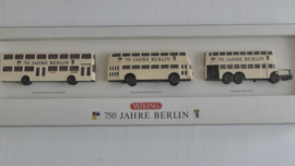 Wiking 1:87 H0 SET bus opdruk 750 Jahre Berlin ovp