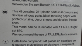 Faller  H0 1:87  groot postkantoor ovp 356