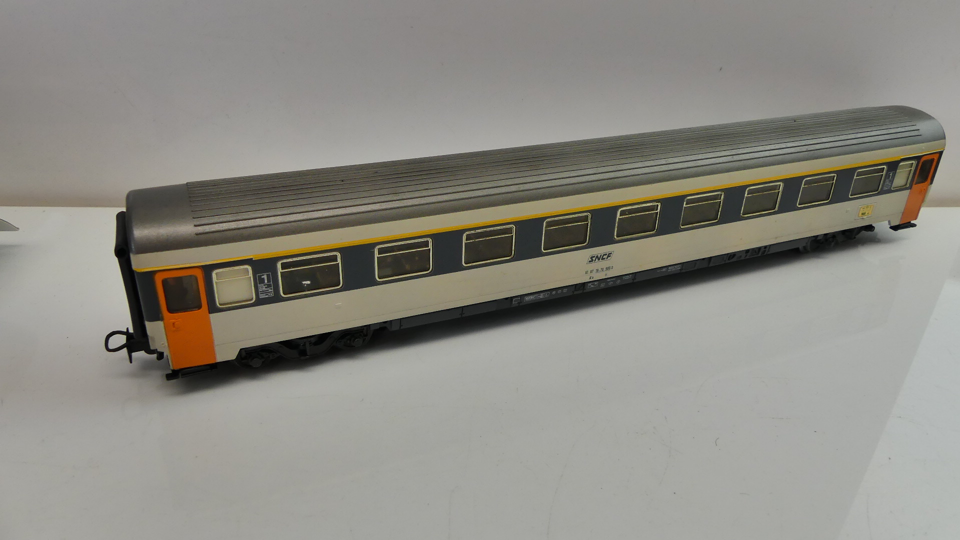 Märklin  H0  personenwagon SNCF 1e klasse met binnenverlichting ovp 4161
