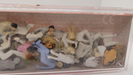 Preiser 1:87  zittende reizigers 48 stuks ovp 14400