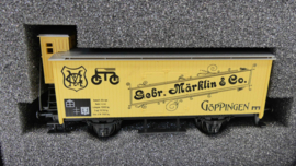 Märklin H0 Goederenwagon opdruk Gebr. Märklin&Co Göppingen in fraai blikken doosje Ima 2013 ovp 94420