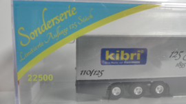 Kibri 1:87 H0  vrachtwagen Mercedes Actros opdruk 125 Jahre Kibri Sonderserie ovp 22500
