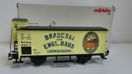 Marklin H0 Goederenwagon Brauerei zum Engl. Haus Ludwigsburg ovp  84483 SOMO