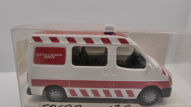 Rietze 1:87 H0 Ford Transit Pompiers Herve ovp 50692