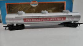 Modelpower  1:87 H0 62' Tankcar ketelwagen Chemical Foam no 6 Rail road fire Dept. ovp 9804