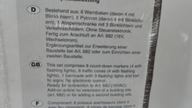 Faller 1:87 H0 bouwdoos afzettingsborden voor bouwplaats OVP 683