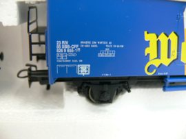 Marklin H0  goederenwagen set Schweiz: EX bier ketelwagon + Brauerei Warteck koelwagon Exclusiv Toys R Us ovp 4512