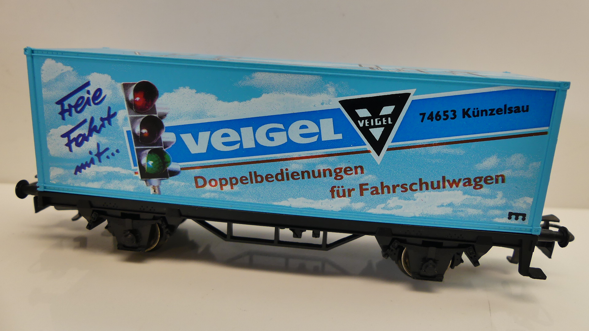 Märklin H0 goederenwagon Containerwagon Veigel Doppelbedienung ovp  57