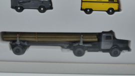 Wiking 1:87 H0 PMS Post museum shop VW T1 + Büssing 8000 ovp 66-51
