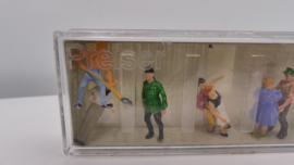 Preiser H0 10x figuren samengestelde set in verpakking