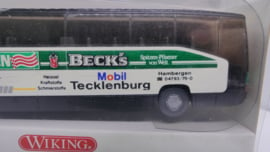 Wiking 1:87 H0 Mercedes O 404 RHD spelersbus SV Werder Bremen Beck's ovp 714 07 41