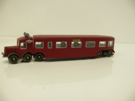 Märklin H0 railbus SNCB NMBS Rood Micheline serie wisselstroom ovp 3124