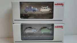 Märklin H0 Autotransportwagen set met Citroën 2CV4 ovp 46408