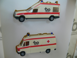 Herpa Daimler Benz Ambulance set Nederland: betrouwbaarheid. het verschil tussen op tijd of net te laat