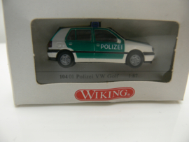 Wiking 1:87 H0 VW Golf Polizei ovp 104 01