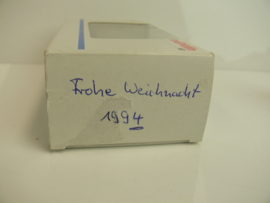 Marklin H0 GoederenwagonHappy Holidays Frohe Festtage Bonnee Fetes 1994  ovp 84416.5