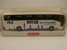 Wiking 1:87 H0 Mercedes Spelersbus O 404 RHD HSV Hamburg Hyundai  ovp 714124436