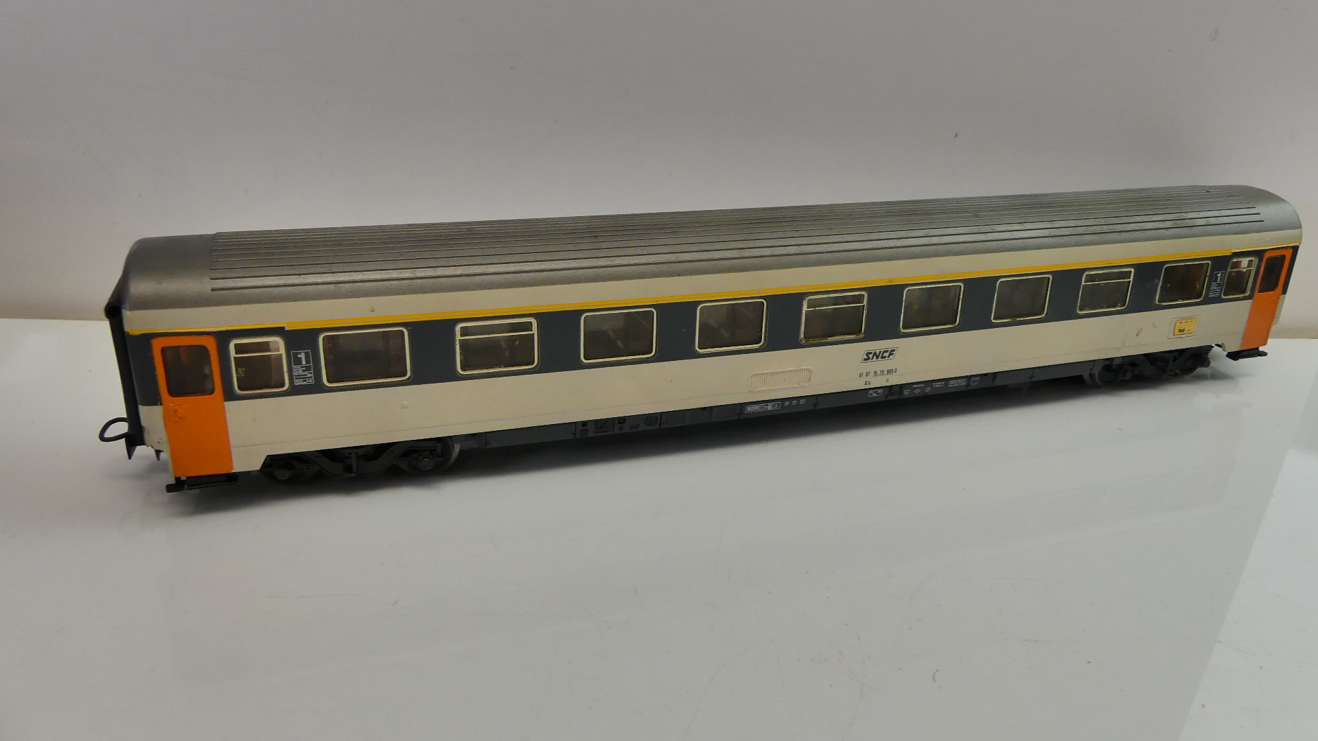 Märklin  H0  personenwagon SNCF 1e klasse met binnenverlichting ovp 4161