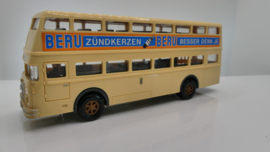Wiking 1:87 H0 Büssing BVG dubbeldekker Berlin BERU Zünderkerzen