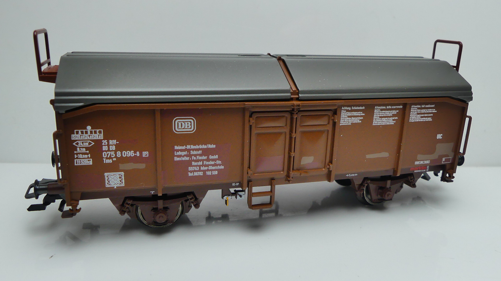 Märklin H0 Goederenwagon Insider club Jahreswagen jaarwagen 2019 DB ovp 48169