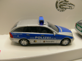 Busch 1:87 H0 Polizei Mercedes-Benz C-Klasse set Polizei Rheinland Pfalz ovp 49171