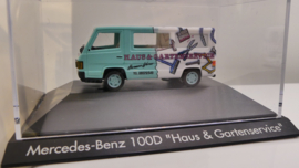 Herpa 1:87 H0  Mercedes Benz 100D HAUS & GARTENSERVICE ovp 182706