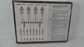 Faller 1:87 H0 bouwdoos afzettingsborden voor bouwplaats OVP 683