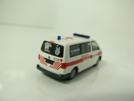 Rietze 1:87 VW t5 Ambulance Luxembourg croix-rouge Luxembourgoise ovp 51651