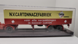 Brekina 1:87 H0  vrachtwagen DAF FT2600 KSZ van Reenen / Cartonnagefabriek barneveld  85266