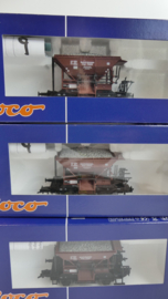 Roco H0 Talbot-Schotterwagen zelflossers DR Erfurt ovp 66031