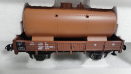 Roco H0 goederenwagon Niederbordwagon DB met lading Tank / Ketel ovp
