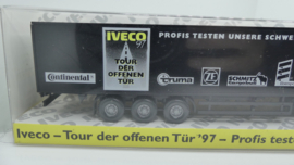 Wiking 1:87 H0 Vrachtwagen Mercedes Tour der offenen Tür Iveco 1997 ovp Werbemodell