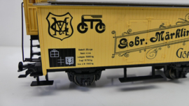 Märklin H0 Goederenwagon opdruk Gebr. Märklin&Co Göppingen in fraai blikken doosje Ima 2013 ovp 94420