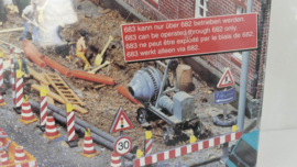 Faller 1:87 H0 bouwdoos afzettingsborden voor bouwplaats OVP 683