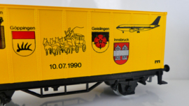 Märklin H0 1:87 Containerwagon 10-07-1990 DB  goederenwagon Mechelen Göppingen ovp 90722