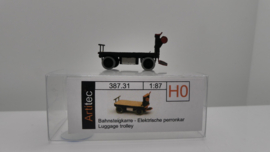 Artitec 1:87 H0 Elektrische perronkar zwart ovp 387.31