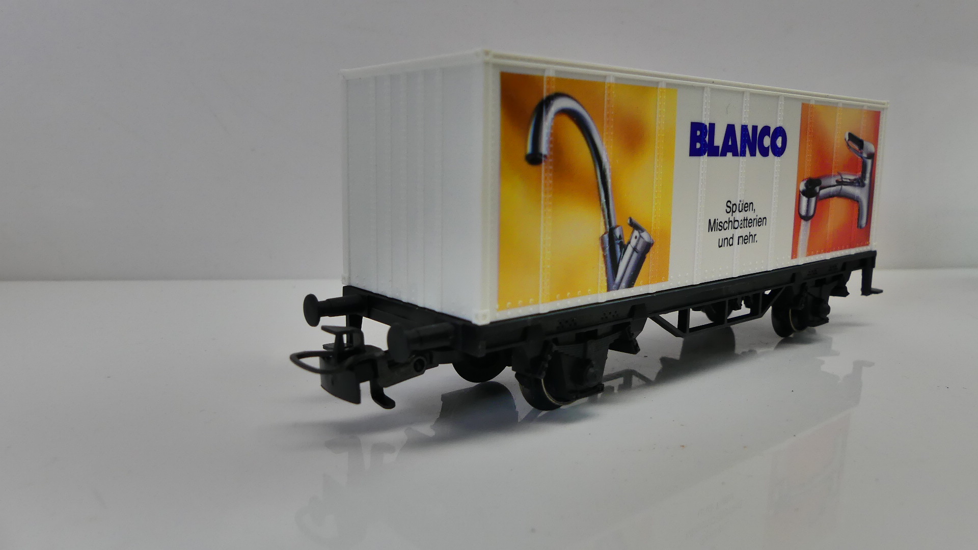 Märklin H0 goederenwagon Containerwagon Blanco Spülen Mischbatterien und Mehr ovp