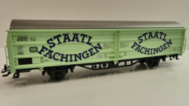 Märklin H0 Gesloten goederenwagon Schuifwandwagen Staatl. Fachingen OVP 47281