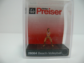Preiser 28064 HO Beach volleybal vrouw