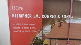 Faller H0 1:87 bouwdoos Loodgieter M. Röhrig & zoon ovp 130196