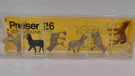 Preiser H0 figuren Dieren schapen paard in verpakking