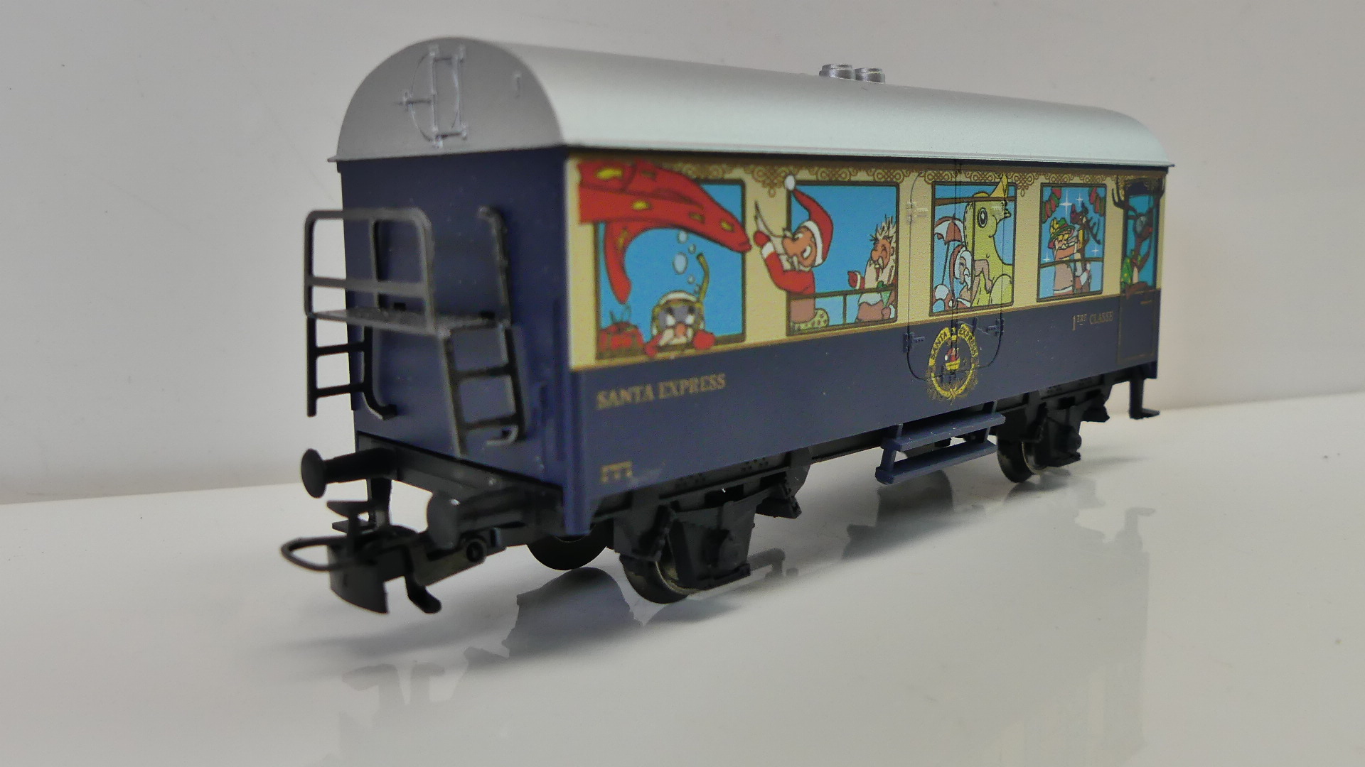 Märklin H0 goederenwagon Koelwagon Die Wilde 13 uitgave 2018 Santa Express Weihnachten Kerst ovp 4415.656
