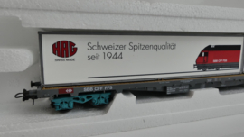 HAG H0 Goederenwagon SBB Flachwagen Sgss ovp  388 AC