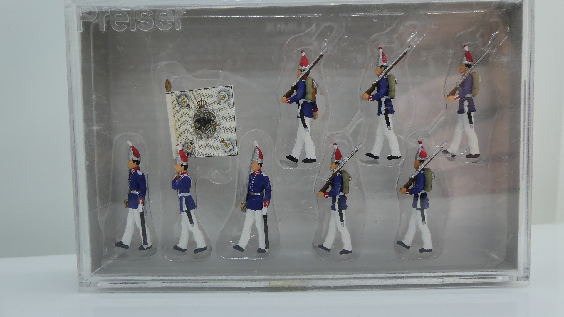 Preiser H0 1:87 1e garderegiment te voet  Potsdam 1894  ovp 12188