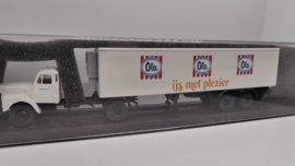 Brekina 1:87 H0  vrachtwagen Scania L110 SZ Unilever Ola IJS met plezier ovp 85121