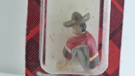 Weston Mini figure HO 1:87 mexicaanse  Man zittende ovp 1263