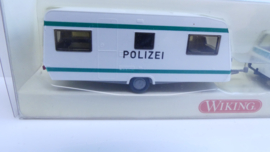 Wiking 1:87 H0 VW Caravelle + Caravan polizei ovp 1041635