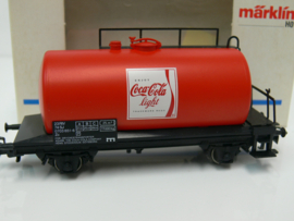Märklin SJ ketelwagen enjoy Coca Cola light rood OVP
